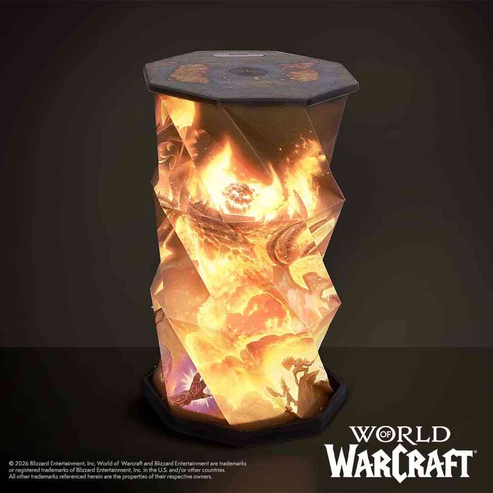 Nemesis Now World of Warcraft - World of Warcraft Ragnaros Foldable Lamp Tischlampe - Mehrfarben